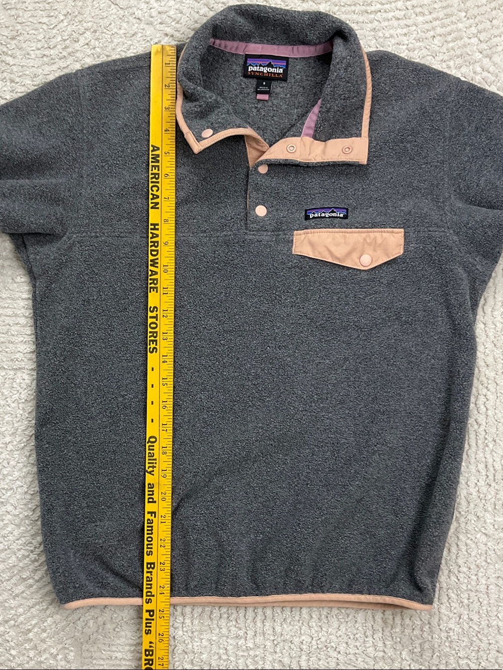 Patagonia Women's Lightweight Synchilla Snap-T Pullover size Small - Picture 5 of 16